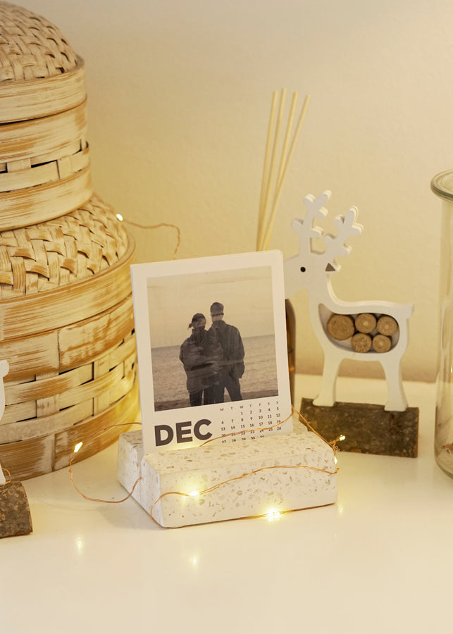 Calendario personalizado tamaño polaroid con fotos