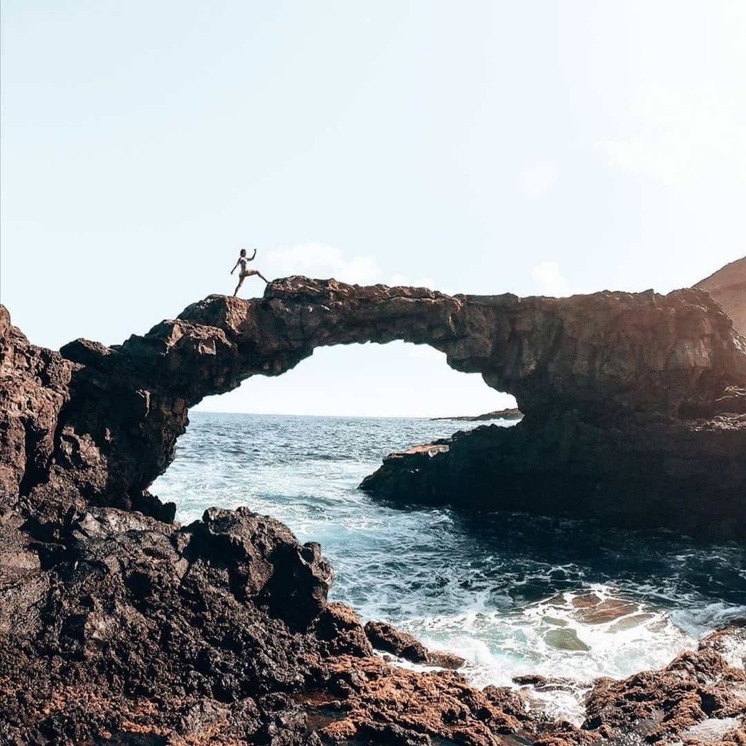 Sob o vulcão El Hierro