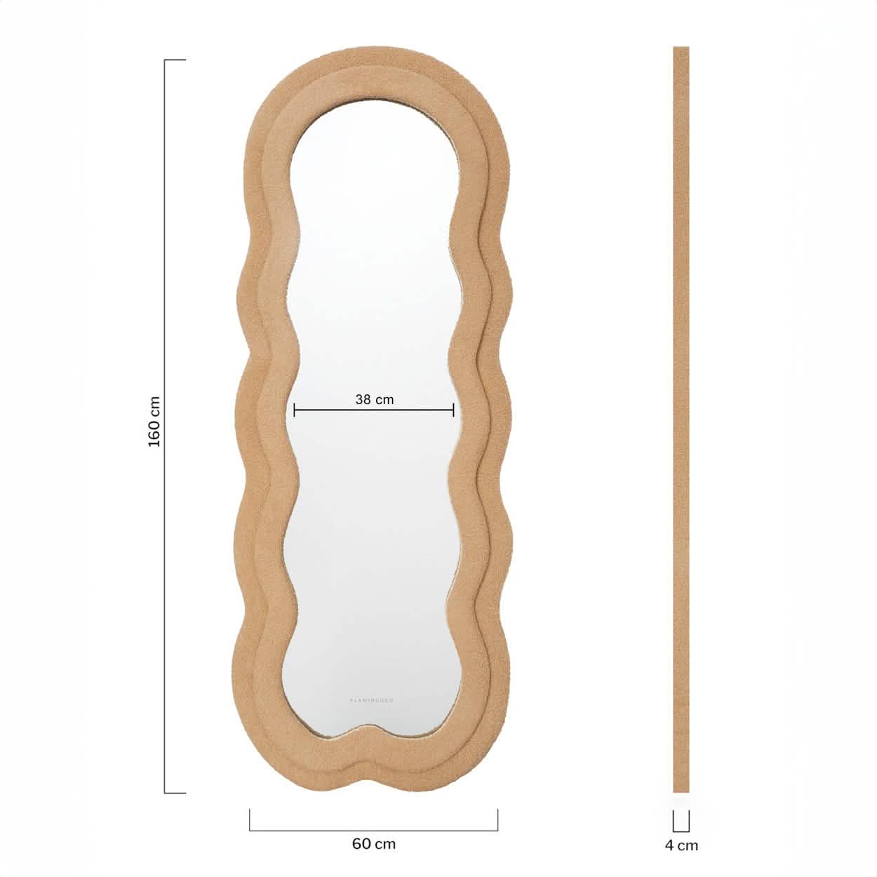 Espejo Pared Teddy - Marron - Misswood