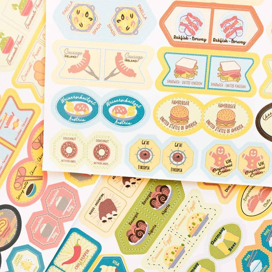 Pack mapamundi + Banderas decorativas----Misswood