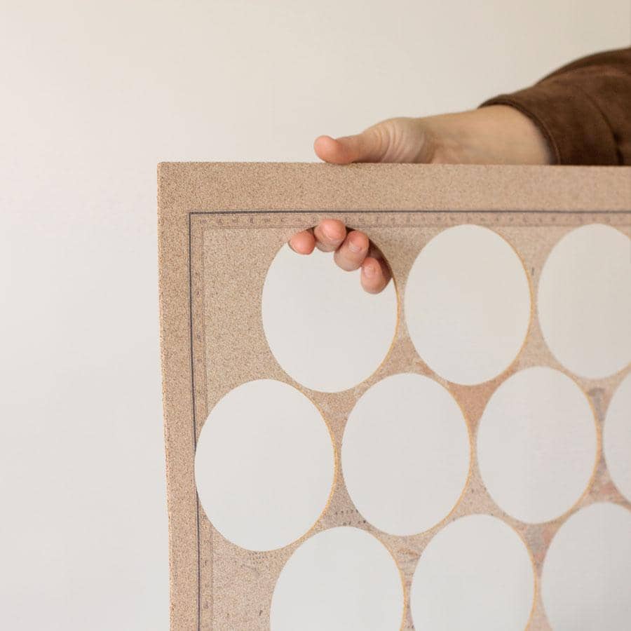 10 Posavasos de corcho Recuperados - Misswood