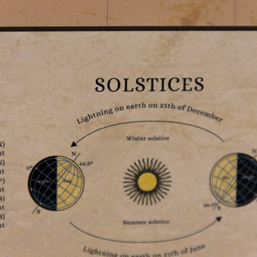 Lámina Mapamundi - Woody Map Poster - Misswood