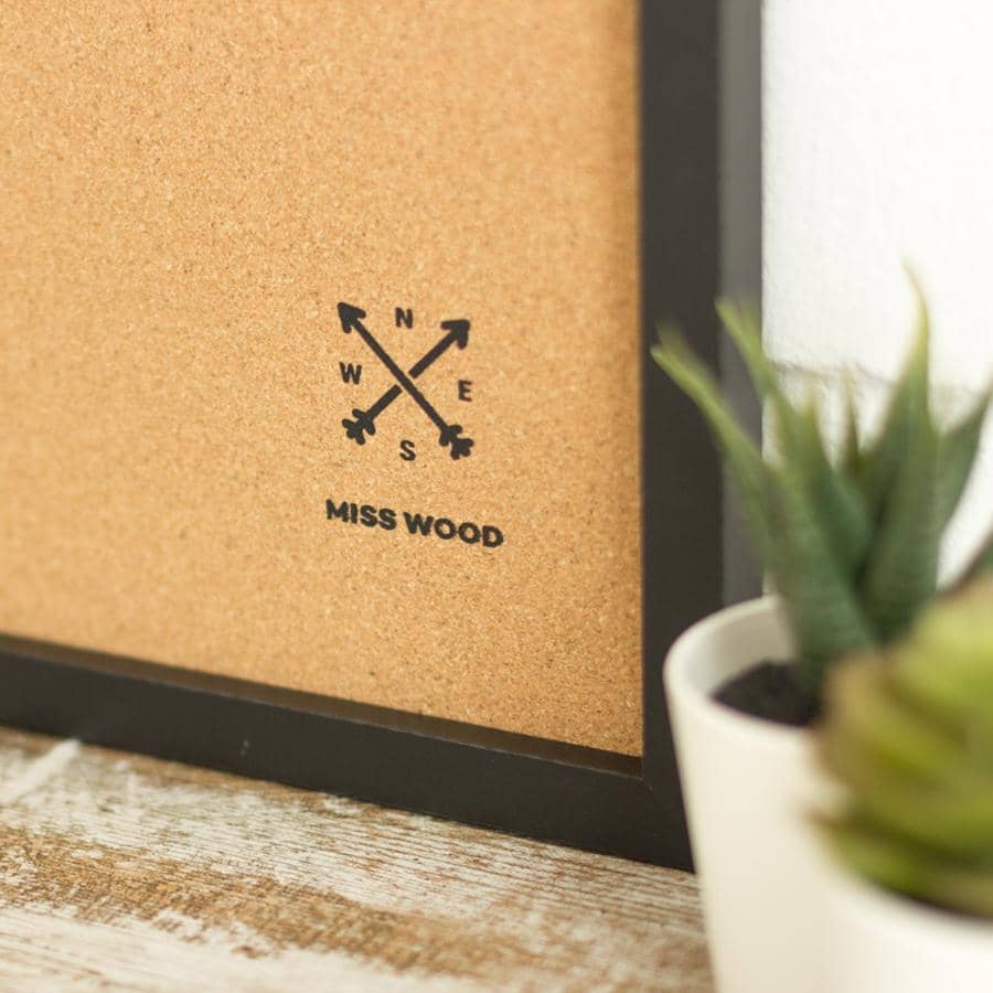 Mapa de corcho - Woody Map Natural España - Misswood
