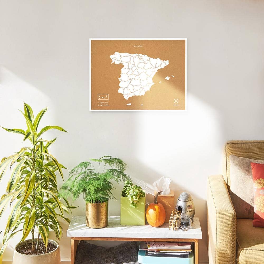 Mapa de corcho - Woody Map Natural España - Misswood