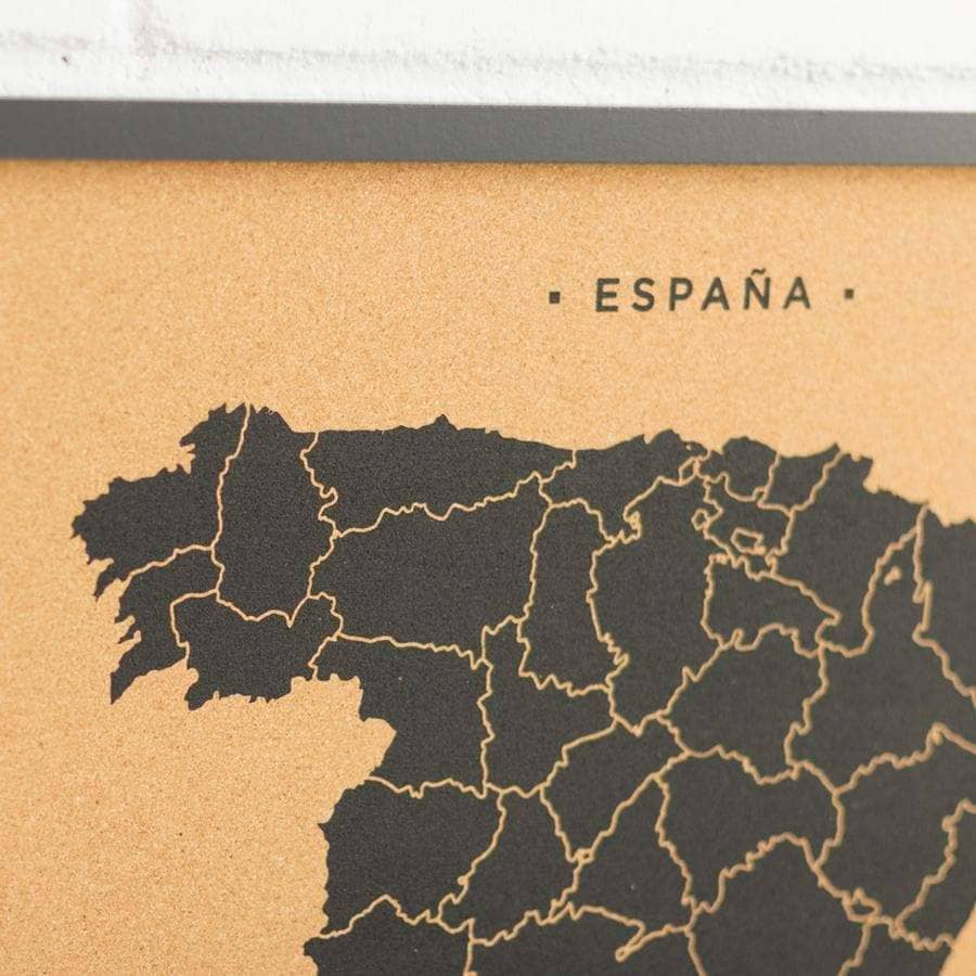 Mapa de corcho - Woody Map Natural España - Misswood