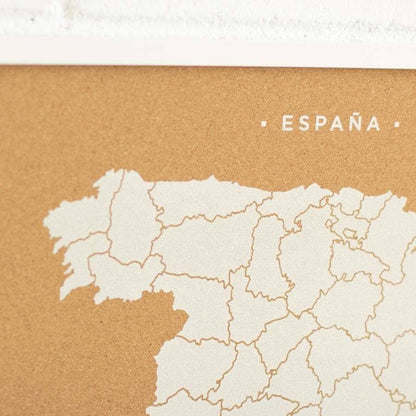 Mapa de corcho - Woody Map Natural España - Misswood