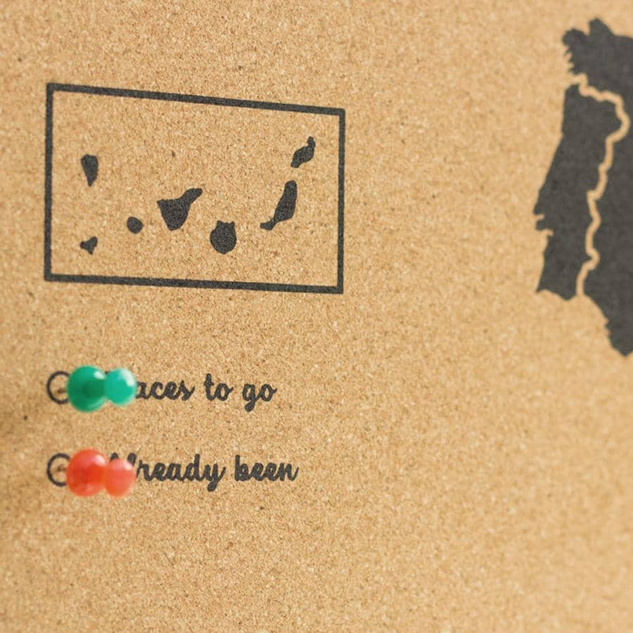 Mapa de corcho - Woody Map Natural Europa - Misswood