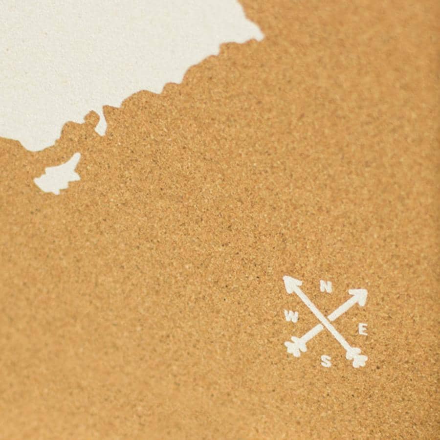 Mapa de corcho - Woody Map Natural Europa - Misswood