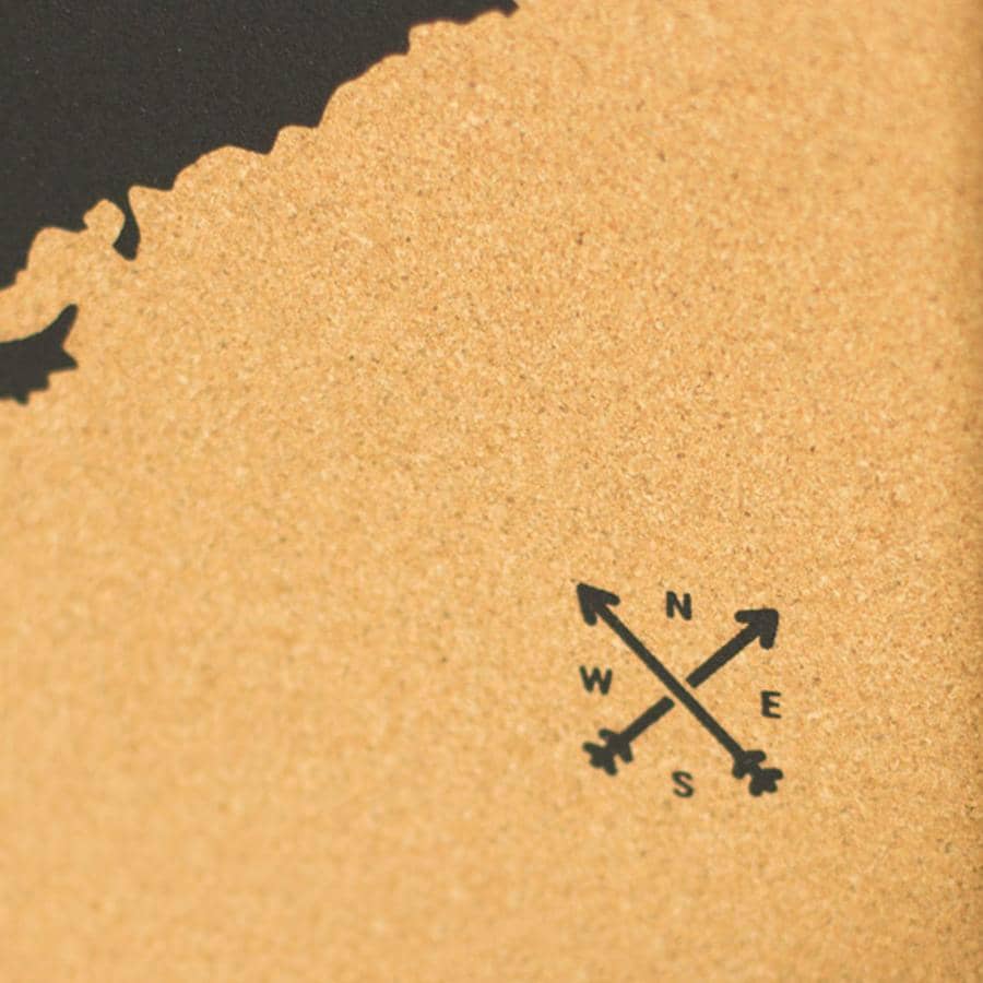 Mapa de corcho - Woody Map Natural Europa - Misswood