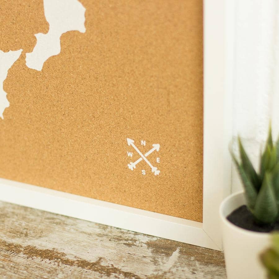 Mapa de corcho - Woody Map Natural Italia - Misswood