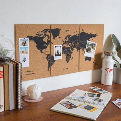 Mapa del mundo de corcho - Woody Map Natural Puzzle - Misswood