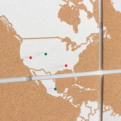 Mapa del mundo de corcho - Woody Map Natural Puzzle - Misswood